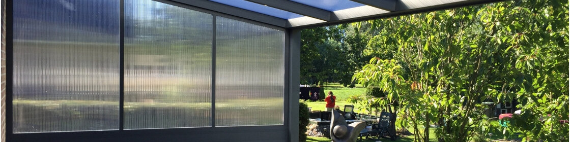 Zijwand borstwering polycarbonaat