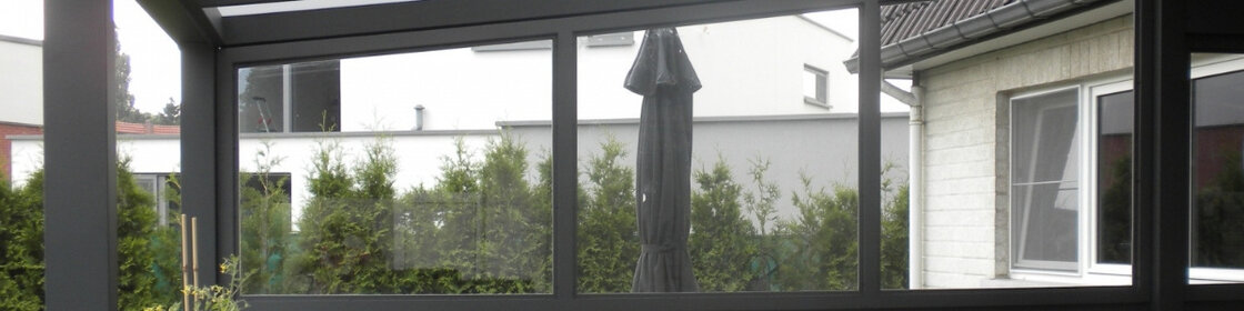 Zijwand borstwering glas