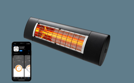 Terrasverwarming Warm & Cosy 2500W Antraciet Bluetooth